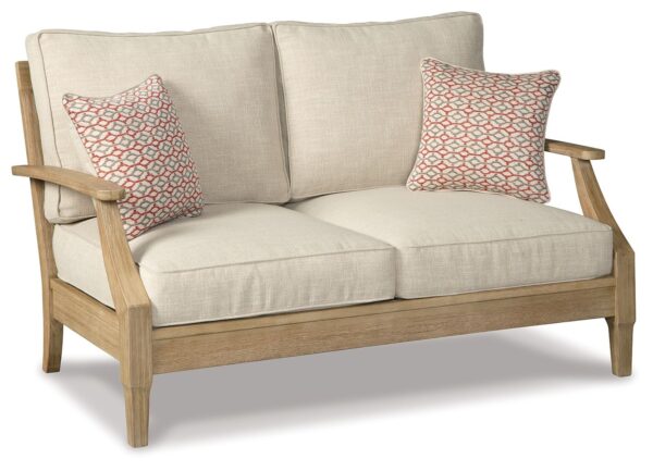 Clare View - Loveseat w/Cushion - Beige Clare View - Loveseat w/Cushion - Beige