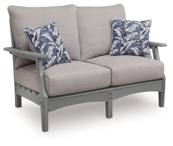Cove Beach - Loveseat With Cushion - Gray Cove Beach - Loveseat With Cushion - Gray