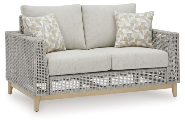 Seton Creek - Loveseat With Cushion - Gray Seton Creek - Loveseat With Cushion - Gray