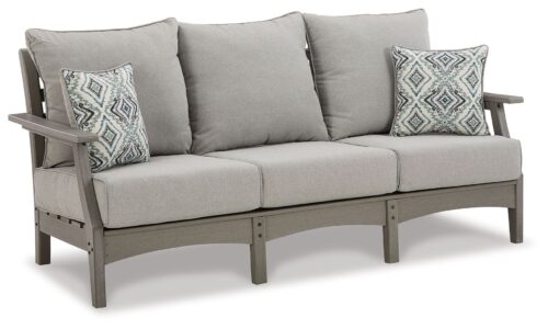 Visola - Sofa with Cushion - Gray