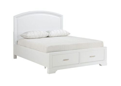 Arista 3-Piece Full Storage Bed - White Arista 3-Piece Full Storage Bed - White