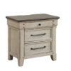 Bungalow Night Table - Brown, Light Grey