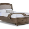 Camelot 3 - Piece Queen Storage Bed - Burnished Beige