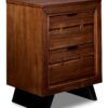 Camila Night Table - Rustic Brown