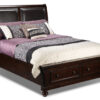 Chester 3-Piece King Storage Bed - Cherry