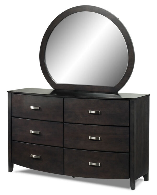 Cinema 6-Piece King Storage Bedroom Package - Charcoal