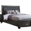 Cinema 6-Piece Queen Storage Bedroom Package - Charcoal