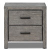 Copeland Night Table - Wire-Brushed Grey