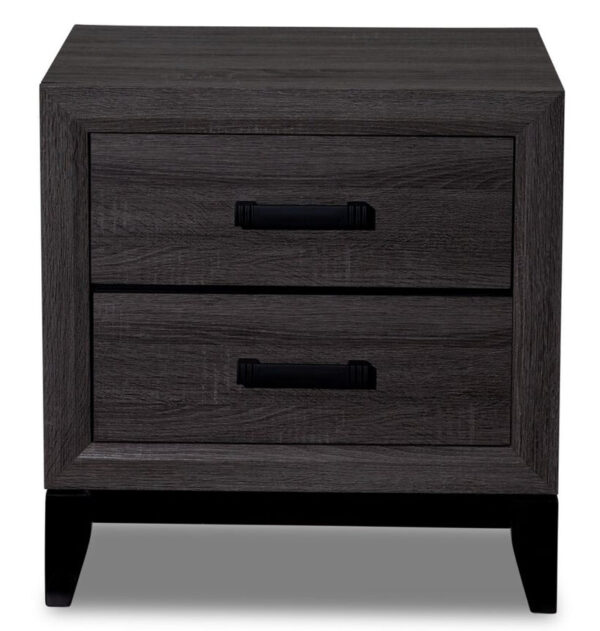 Fog Night Table - Grey, Black