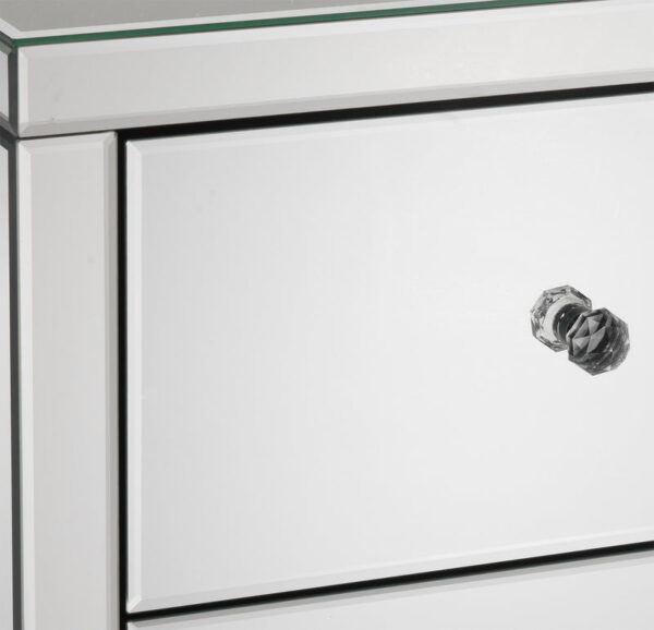 Illusion Night Table - Mirrored Glass Illusion Night Table - Mirrored Glass