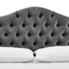 Lexa King Headboard - Dark Grey