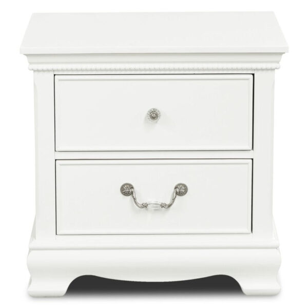 Melanie Night Table - White