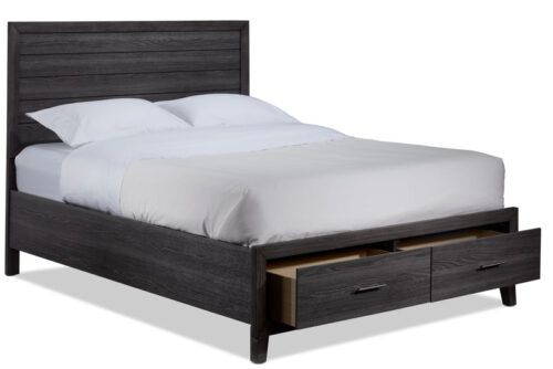 Miller 3-Piece King Storage Bed - Grey