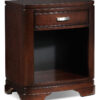 New Justin Night Table - Deep Cherry