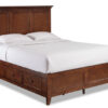 San Mateo 3-Piece King Storage Bed - Tuscan