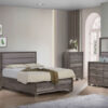 Sophie 3-Piece Queen Storage Bed - Weathered Grey
