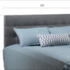 Sunup King Headboard - Grey