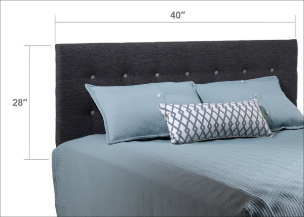 Sunup Twin Headboard - Charcoal