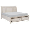 Windchester 3-Piece King Storage Bed - Antique White Windchester 3-Piece King Storage Bed - Antique White