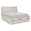 Windchester 3-Piece Queen Storage Bed - Antique White Windchester 3-Piece Queen Storage Bed - Antique White