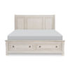 Windchester 3-Piece Queen Storage Bed - Antique White Windchester 3-Piece Queen Storage Bed - Antique White